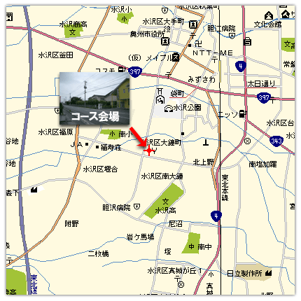 南公民館周辺地図